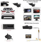 170° Car Handle Backup Camera HD Waterproof Rear View Camera Night Vision Reverse Parking Assistance for Audi A3 S3 S5 A4L A6L Q3 Q5 Q7 for VW Tiguan Passat Touareg Lavida Sagitar