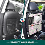 Kick Mats Backseat Protector with Anti Kick Design Offering Safety and Space for Backseat Essentials
