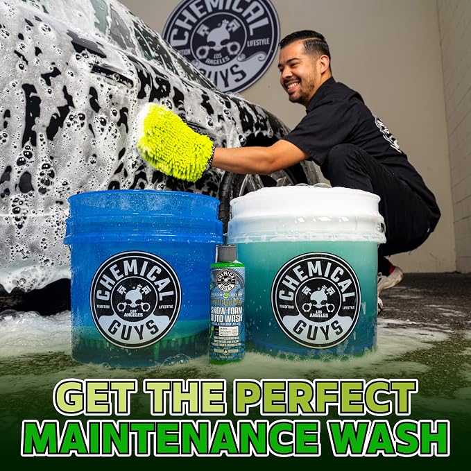 CWS_110_16 Honeydew Snow Foam Car Wash Soap (Works with Foam Cannons, Foam Guns or Bucket Washes) Safe for Cars, Trucks, Motorcycles, RVs & More, 16 fl oz, Honeydew Scent