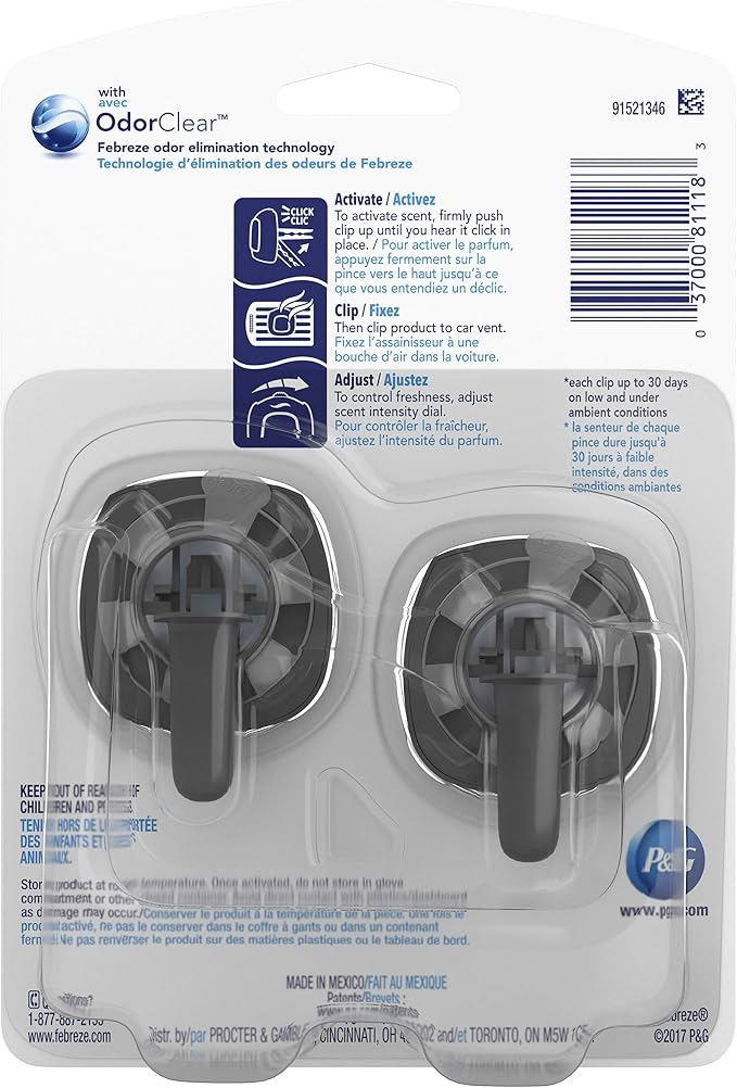 Car Air Fresheners, Hawaiian Aloha, Odor Fighter for Strong Odors Car Vent Clips (16 Count)