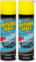 91164-2PK Premium Aerosol Glass Cleaner Spray for Car Windshields and Windows, Automotive and Home Window Cleaner, Streak-Free, Ammonia-Free, Tint-Safe – 19 oz (Pack of 2)