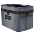 Auto Car Trash Can - Leakproof, Hanging Garbage Bin with 20 Trash Bags and Black Adjustable Strap - Truck & Car Accessories for Men and Women - Grey with No Lid