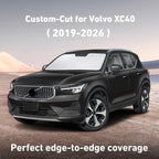 Windshield Sunshade Compatible for Volvo XC40 2019-2024 2025 2026, Sun Visor for Front Windshield & Window Sun Shade Cover, UV Heat Blocker & Protector, Car Accessories