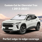 Windshield Sunshade Compatible for Chevrolet Trax 2013-2021 2022 2023, LS/LT/LTZA Sun Visor for Front Windshield & Window Sun Shade Cover, UV Heat Blocker & Protector, Car Accessories