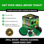 Green Kitchen Set – Drill Powered Cleaning Tools for Stainless Steel Sink, Copper Sink, Stove Top, Oven, Air Fryer & Cabinets – Must-Have Kitchen Accessories for Fast Cleaning