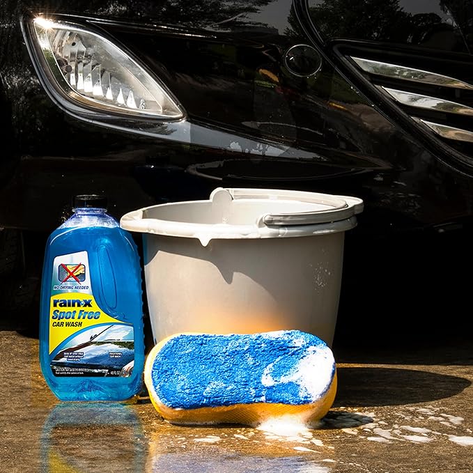 620073 - Car Wash Deep Cleaning, High Foam Soap Provides Spot Free Shine with No Towel Or Hand Drying Needed - Car soap for car cleaning and detailing 48 fl oz