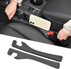 Car Seat Gap Filler, Car Accessories Interior Organizer, Between Seat Car Gap Filler Fit Sedan SUV Truck, Set of 2 Black