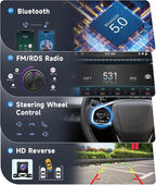 [8 CORE 4G+64G] for Toyota Corolla 2009-2013 Car Radio with Wireless Carplay/Android Auto, 9 Inch Android 15 IPS Touch Screen Car Stereo, Bluetooth, GPS Navi, 5G WiFi, SWC, DSP + Backup Camera