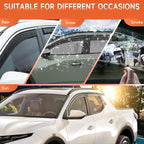 in-Channel Rain Guards Compatible with Hyundai Santa Cruz 2022 2023 2024 2025 2026, Durable Side Window Deflectors Sun Wind Deflector 2022-2026 Santa Cruz Rain Guard Black 4PCS