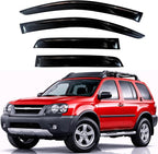 KPY Rain Guards Fit for 2000-2004 Nissan Xterra, Out-Channel Window Visors Vent Wind Deflectors 4PC, Car Accessories for 00-04 Xterra