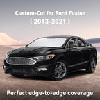 Windshield Sunshade Compatible for Ford Fusion 2013-2019 2020 2021, Sun Visor for Front Windshield & Window Sun Shade Cover, UV Heat Blocker & Protector, Car Accessories