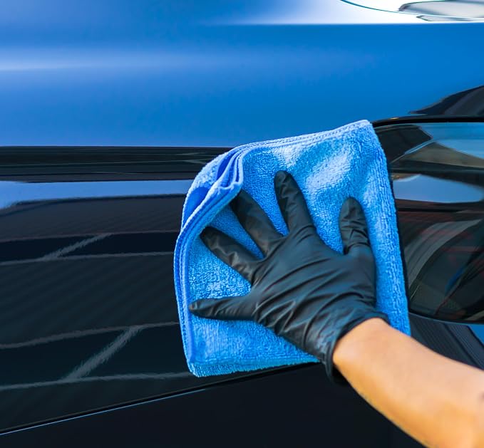 Wash Wax ALL Spray Waterless Car Wash Wax Kit Quick Detailer | UV-Protective Shine, Water-Based 144 oz + 4 Towels - Safe on Ceramic Coatings - Car, RV, Boat, Aircraft - Spray Detailer