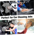 Cleaning Cloth Dry Erase Cloth Cleaning Rags Reasonable Kitchen Towels Microfiber Towels Cars Wash(6 x 6 Inch,Gray,50 Pcs)