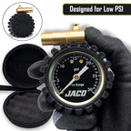 JACO FTX-30 Low Pressure Presta Tire Gauge for Bikes (Max 30 PSI) | Fatbike & MTB Series