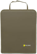Luxury Clean-Edge Kick Mat - Seat Back Protector and Seat Cover with Invisible Strap and Stiff Edging (1 Mat)