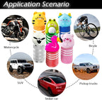4Pack Flamingo Tire Valve Stem Caps Cute 3D Resin Animal Car Accessories Decor,Universal Tire Air Caps for Car,SUV,Bike,Motorcycle,Bicycle,Perfect Flamingo Gifts for Women Men Flamingos Lover