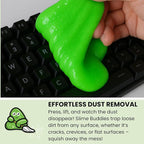 Car Cleaning Gel Putty - Apple Scented Interior Detailing Tool for Cup Holders, Air Vents & Keyboard - Reusable Auto Detailing Accessories - Dust Remover Goop - Gifts for Men Women
