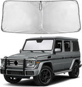 Windshield Sunshade Compatible for Mercedes-Benz G Class 1990-2016 2017 2018, Sun Visor for Front Windshield & Window Sun Shade Cover, UV Heat Blocker & Protector, Car Accessories