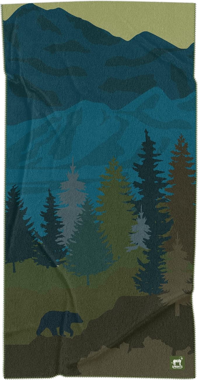 Athletic Running Towel, Full-Sized, Car Seat Cover - Performance Microfiber… (Grizzly Guide)