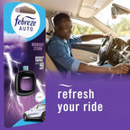 AUTO Air Freshener, Odor-Fighting Automotive Vent Clip, Midnight Storm Scent, 8 Count