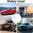 2 Pcs Heart Shaped Blind Spot Mirrors Car Side Mirror Blindspot Universal Fit Adjustabe Angle Convex Rearview Mirror for Enhanced Safety Stick Cute Automotive Exterior Accessories for Cars SUVs Trucks