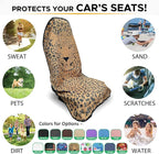 Waterproof Sweating Car Seat Cover for Post Gym Workout, Running, Swimming, Beach and Hiking, Universal Fit Non-Slip Bucket Seat Protector for Cars SUV Trucks, Machine Washable (Jaguar)
