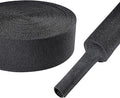 Heat Shrink Braided Sleeving, 2:1 Ratio Shrinkable Fabric Tubing Sleeve Abrasion Protection Cable Wire Sheath (1-3/8"-15ft)