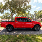 in-Channel Rain Guards Window Visors for Truck Nissan Frontier 2022-2026 Crew Cab, Inside Front Rear Window Vent Deflectors Sun Shade Wind Visor Car Accessories, Dark Smoke