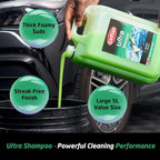Ultra Shampoo Car Wash Soap, 169 fl oz (1.3 Gallon) | Paint Safe, Removes Dirt & Boosts Shine, For Bucket Wash with Sponge, Suitable for all Vehicles