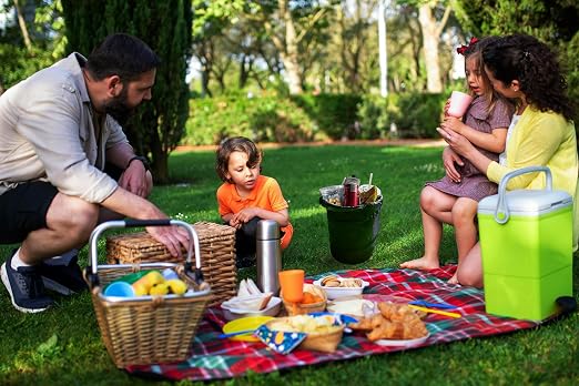 4 Gallons New Leakproof Car Trash Can, Large Trash Can Pop-up Collapsible Hanging Car Trash Bin, Waterproof PEVA Liner Open-Top Garbage Can for Cars Home Office Camping