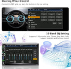 7" Double Din Car Stereo Compatible with Wireless Apple Carplay Android Auto|Bluetooth 5.2|180W Outputs|Subwoofer|FM|AM|USB|38W Fast Charge|Physical Knob|Backup Camera|Stereo for 7x4.02 2 DIN Size