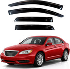 KPY Rain Guards Fit for 2011-2014 Chrysler 200, Out-Channel Window Visors Vent Wind Deflectors 4PC, Car Accessories for 07-10 Sebring