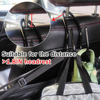 Adjustable Car Seat Headrest Hook 4 Pack Car Storage Organizer Headrest Hanger Holder Hooks for Bags Purses Jackets Sweaters Hats Umbrella, Seat Hooks for Vehicle