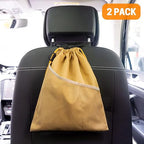 2PCS Hanging Car Garbage Can - Waterproof Leakproof Trash Bag | Car Trash Can with Durable Leakproof Lining, Keeps Vehicle Clean and Neat