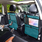 Seat Back Protector Strong Blue Kick Mats Back Seat Protector, Automobile Seat Cover Protector