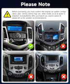 6+128G Car Radio Stereo for Chevrolet Cruze J300 2009-2014 Android Wireless CarPlay Android Auto,9.7 inch IPS Touchscreen Car Stereo Bluetooth5.0,GPS,WiFi,SWC,59UI,32EQ DSP+HD Backup Camera