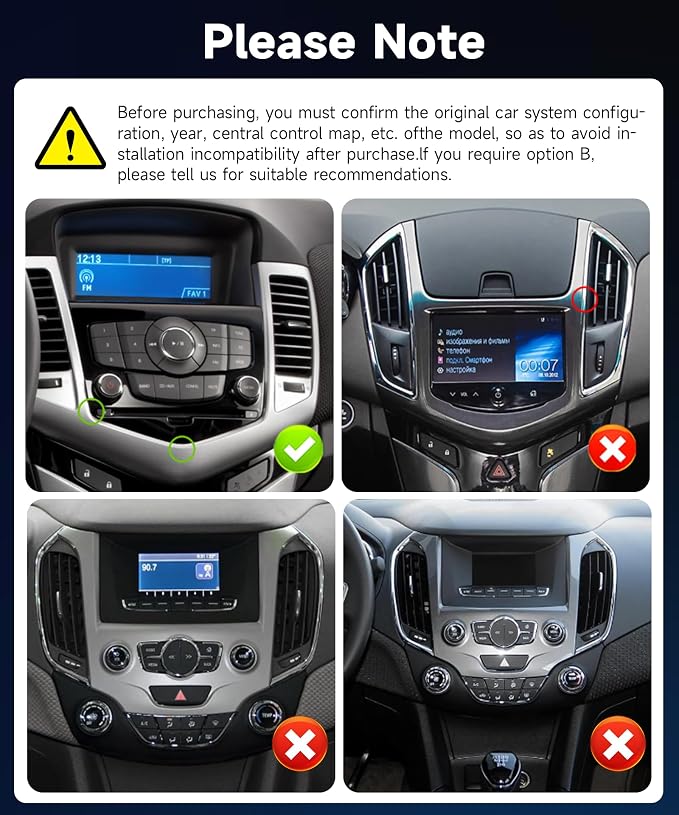 6+128G Car Radio Stereo for Chevrolet Cruze J300 2009-2014 Android Wireless CarPlay Android Auto,9.7 inch IPS Touchscreen Car Stereo Bluetooth5.0,GPS,WiFi,SWC,59UI,32EQ DSP+HD Backup Camera