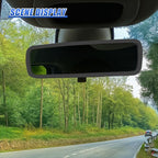 YoRise Car Rear View Mirror Protector Frame, Rearview Edge Cover (Black) | Car Rearview Mirror Cover, Car Mirror Decoration Protector Accessories for Most Cars