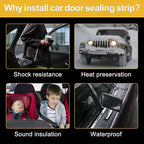 4m x 23mm Universal Car Z Shape Rubber Weather Waterproof Strip Seal Edge Protector