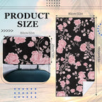 2 Pack Car Towel Seat Covers with Storage Bag, Multifunctional Towel for Gym Outdoor Sport, Picnic, Beach, Pet Dog Travel,Non-Slip Washable Car Seat Protector (Pink Flower)