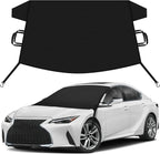 Car Snow Cover Compatible for Lexus is 300 | Windshield Cover for Ice and Snow with S-Hook Straps | Heavy-Duty 600D Oxford Winter Car Cover, Waterproof & Anti-Slip