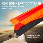 3PK DOT Approved Foldable Road Safety Warning Triangles | Heavy weighted anti-tip base, high visibility reflect panels, fully compliant with US FMVSS 571.125 roadside safety rules