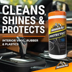 Car Interior Value Pack, 90 Count, Includes Auto Glass Cleaner, Cleaning Wipes and Protectant Wipes