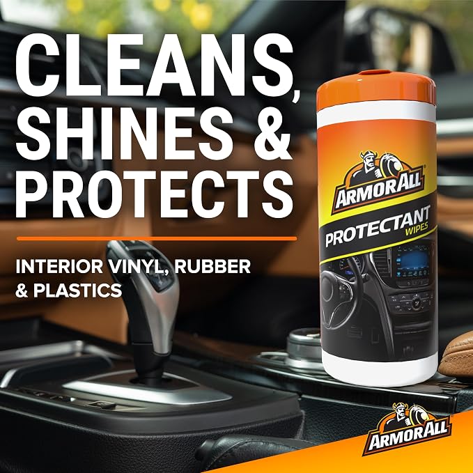 Car Interior Value Pack, 90 Count, Includes Auto Glass Cleaner, Cleaning Wipes and Protectant Wipes