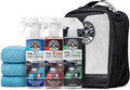 Total Interior Cleaner Variety Kit With Storage Bag | 3 Scents, Fresh, New Car, & Black Cherry Scents, 3 Microfiber Towels, & Giftable Car Care Bag