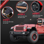 Car Windshield Snow Cover for Jeep Wrangler - 600D Car Windshield Snow Ice Cover Front Window Covers for Jeep Wrangler, Jeeps Gladiator, Ford Bronco, Toyota FJ Cruiser, Benz G Class, and More