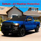 Truck Windshield Cover for Ice and Snow - 600D Large Windshield Snow Cover for Pickup Truck Heavy Duty, Winter Car Windshield Covers for Ford F150, Silverado, GMC Sierra, Ram, Van, and More