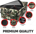 Trunk Organizer For SUV Car Trunk Organizer, Foldable Storage, Car Accessories for Women Men, Collapsible Bag, 600D Oxford, Non Slip Bottom, Straps, Soft Cover (85L)