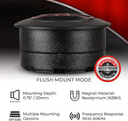 SQT1 1.3" Multi-Mount PEI Mini Dome Tweeter with 0.8" Voice Coil, Neodymium Magnet, Pair