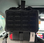 Vehicle MOLLE Panel Car Visor Organizer Storage Rack Rigid Insert Panel for Backpack Tactical Accessories Gear Holder Molle Pouches EDC Gadgets Small Tools Pens Sunglasses